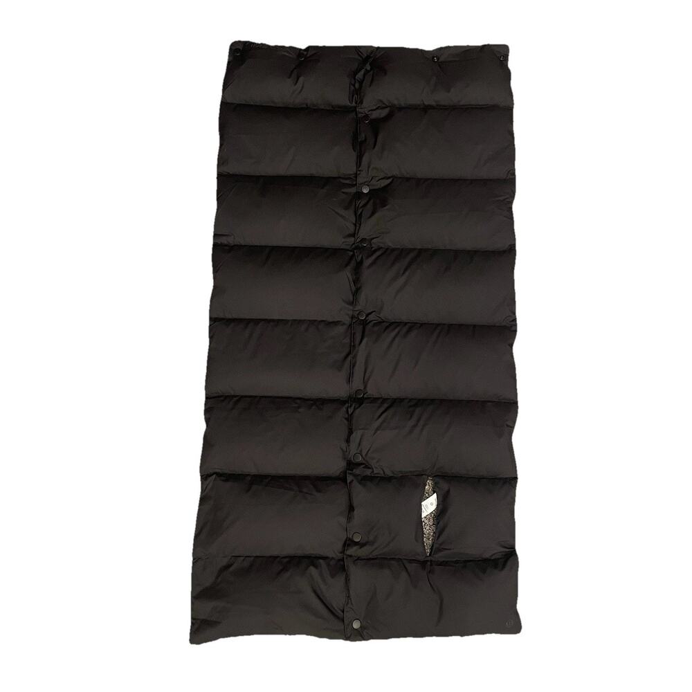 Lululemon 54x11 inches Black Snap Down Puffer Wonder Puff Scarf-U - Picture 9 of 13